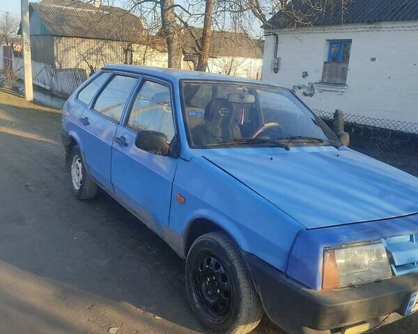 Синий ВАЗ 2109, объемом двигателя 1.3 л и пробегом 44 тыс. км за 530 $, фото 1 на Automoto.ua