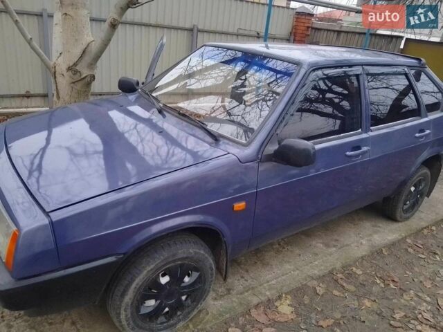 Синий ВАЗ 2109, объемом двигателя 1.1 л и пробегом 100 тыс. км за 1089 $, фото 1 на Automoto.ua