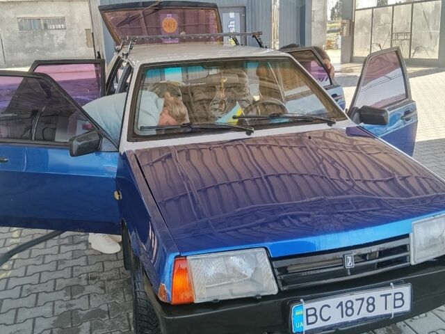 Синий ВАЗ 2109, объемом двигателя 1.3 л и пробегом 48 тыс. км за 700 $, фото 1 на Automoto.ua