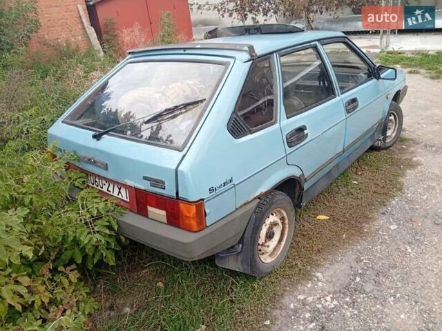 Синий ВАЗ 2109, объемом двигателя 1 л и пробегом 300 тыс. км за 482 $, фото 1 на Automoto.ua
