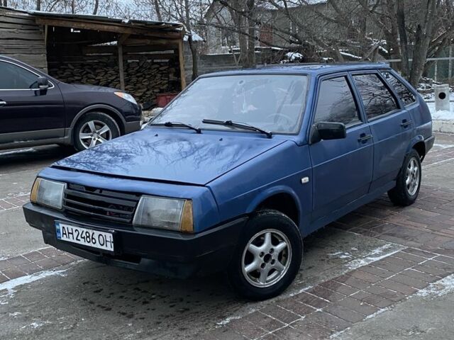 Синий ВАЗ 2109, объемом двигателя 1.3 л и пробегом 3 тыс. км за 671 $, фото 1 на Automoto.ua