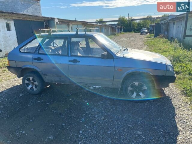 Синий ВАЗ 2109, объемом двигателя 1.3 л и пробегом 250 тыс. км за 300 $, фото 1 на Automoto.ua
