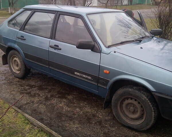 Синий ВАЗ 2109, объемом двигателя 1.3 л и пробегом 100 тыс. км за 1100 $, фото 1 на Automoto.ua