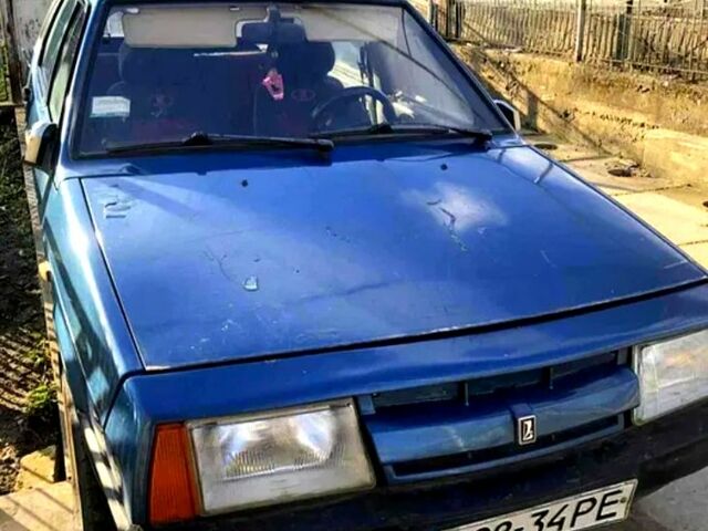 Синий ВАЗ 2109, объемом двигателя 1.5 л и пробегом 395 тыс. км за 450 $, фото 1 на Automoto.ua