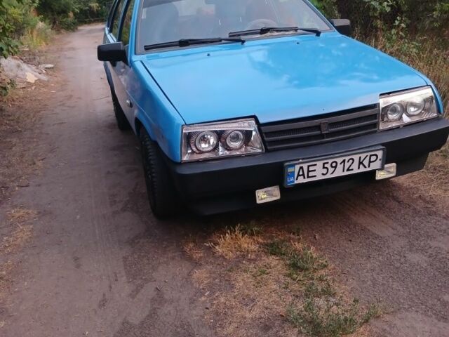 Синий ВАЗ 2109, объемом двигателя 1.5 л и пробегом 1 тыс. км за 1000 $, фото 1 на Automoto.ua