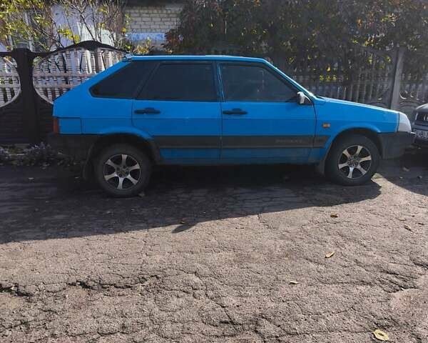 Синий ВАЗ 2109, объемом двигателя 1.5 л и пробегом 70 тыс. км за 1188 $, фото 1 на Automoto.ua