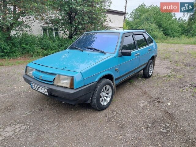 Синий ВАЗ 2109, объемом двигателя 1.5 л и пробегом 170 тыс. км за 1250 $, фото 1 на Automoto.ua