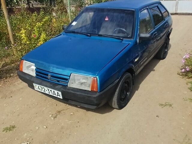 Синий ВАЗ 2109, объемом двигателя 1.5 л и пробегом 100 тыс. км за 627 $, фото 1 на Automoto.ua