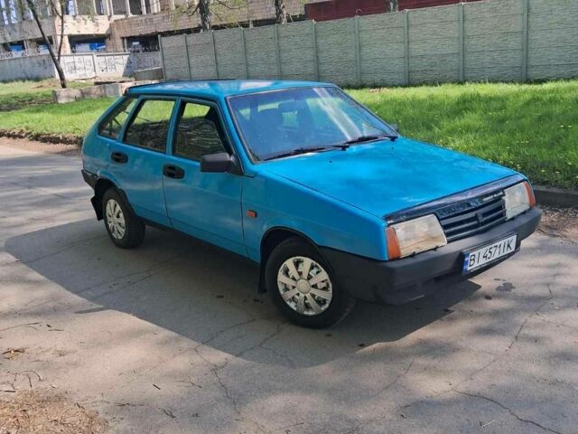 Синий ВАЗ 2109, объемом двигателя 1.5 л и пробегом 157 тыс. км за 1400 $, фото 1 на Automoto.ua
