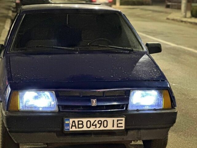 Синий ВАЗ 2109, объемом двигателя 1.5 л и пробегом 99 тыс. км за 1250 $, фото 1 на Automoto.ua