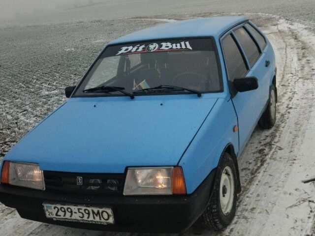 Синий ВАЗ 2109, объемом двигателя 1.3 л и пробегом 56 тыс. км за 1200 $, фото 1 на Automoto.ua