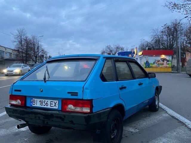Синий ВАЗ 2109, объемом двигателя 1.5 л и пробегом 200 тыс. км за 472 $, фото 1 на Automoto.ua