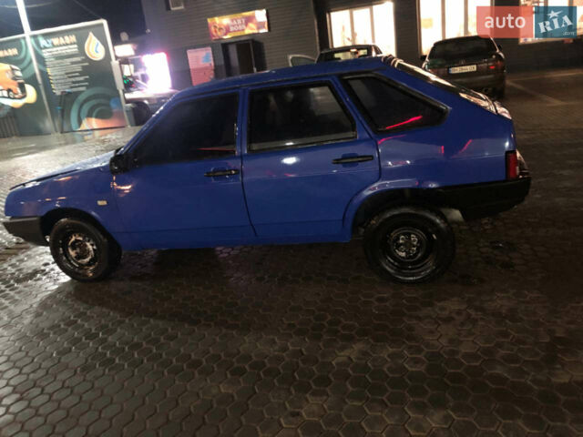 Синий ВАЗ 2109, объемом двигателя 1.7 л и пробегом 52 тыс. км за 900 $, фото 1 на Automoto.ua
