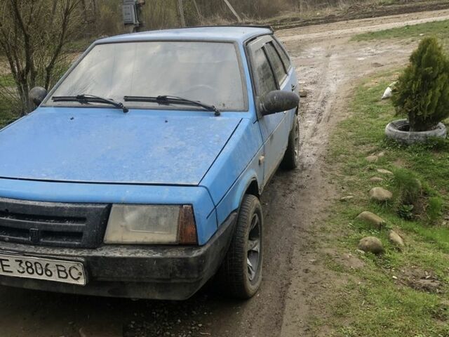 Синий ВАЗ 2109, объемом двигателя 1.3 л и пробегом 73 тыс. км за 500 $, фото 1 на Automoto.ua