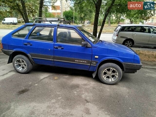 Синий ВАЗ 2109, объемом двигателя 1.1 л и пробегом 93 тыс. км за 750 $, фото 1 на Automoto.ua