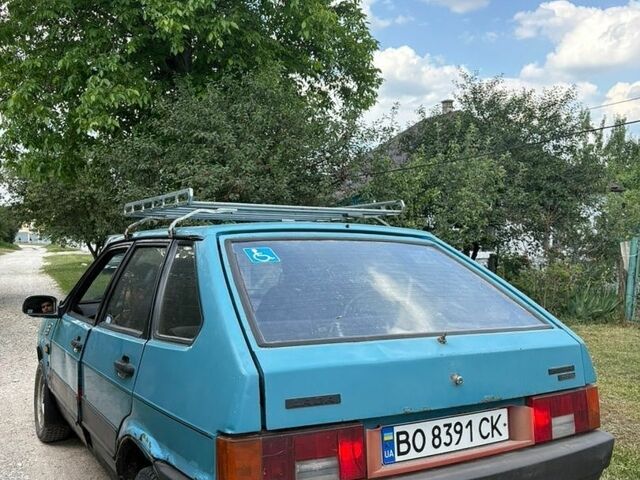 Синій ВАЗ 2109, об'ємом двигуна 1.29 л та пробігом 300 тис. км за 1100 $, фото 1 на Automoto.ua