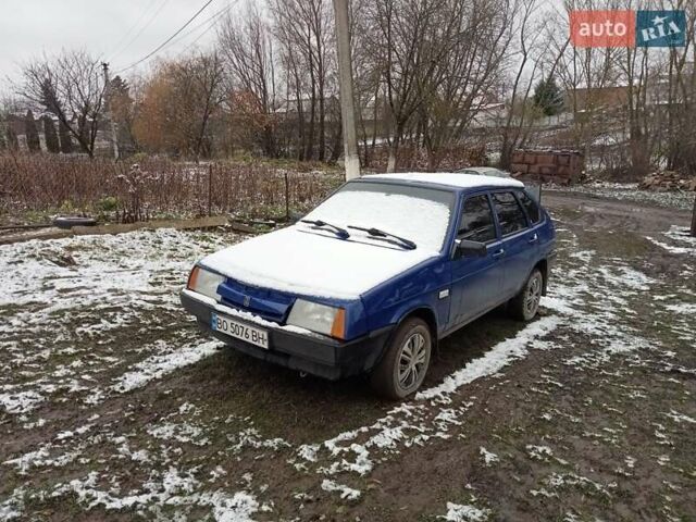 Синий ВАЗ 2109, объемом двигателя 1.3 л и пробегом 15 тыс. км за 989 $, фото 1 на Automoto.ua
