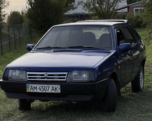 Синий ВАЗ 2109, объемом двигателя 1.5 л и пробегом 90 тыс. км за 530 $, фото 1 на Automoto.ua