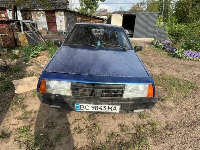 Синий ВАЗ 2109, объемом двигателя 1.3 л и пробегом 3 тыс. км за 607 $, фото 1 на Automoto.ua
