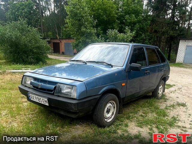 Синій ВАЗ 2109, об'ємом двигуна 1.3 л та пробігом 222 тис. км за 450 $, фото 1 на Automoto.ua
