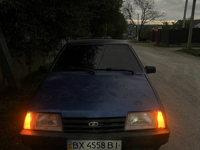 Синий ВАЗ 2109, объемом двигателя 1.3 л и пробегом 350 тыс. км за 500 $, фото 1 на Automoto.ua
