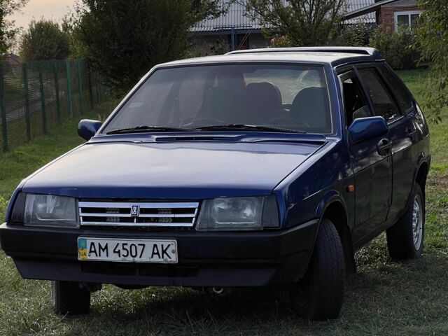 Синий ВАЗ 2109, объемом двигателя 1.5 л и пробегом 90 тыс. км за 668 $, фото 1 на Automoto.ua
