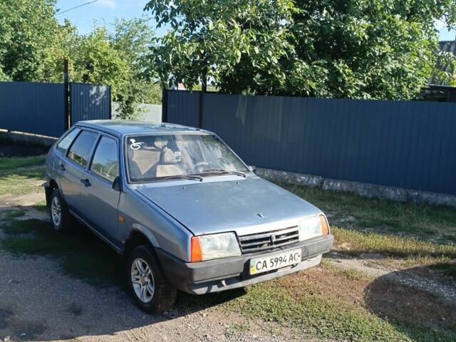 Синий ВАЗ 2109, объемом двигателя 1.5 л и пробегом 100 тыс. км за 654 $, фото 1 на Automoto.ua