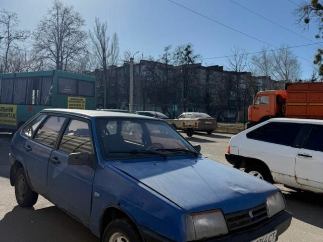 Синий ВАЗ 2109, объемом двигателя 1.5 л и пробегом 99 тыс. км за 723 $, фото 1 на Automoto.ua