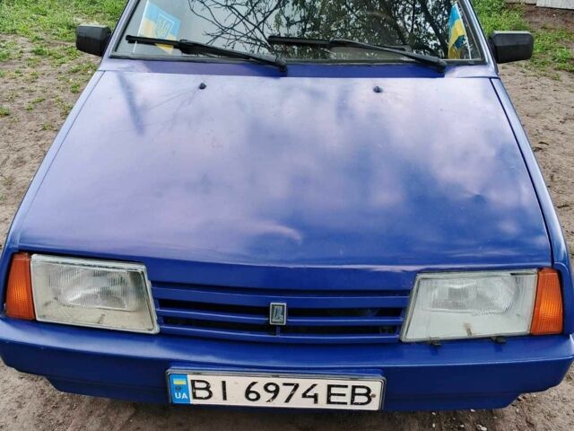 Синій ВАЗ 2109, об'ємом двигуна 0 л та пробігом 55 тис. км за 1358 $, фото 1 на Automoto.ua