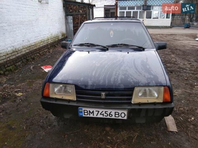 Синий ВАЗ 2109, объемом двигателя 1.3 л и пробегом 200 тыс. км за 1800 $, фото 1 на Automoto.ua