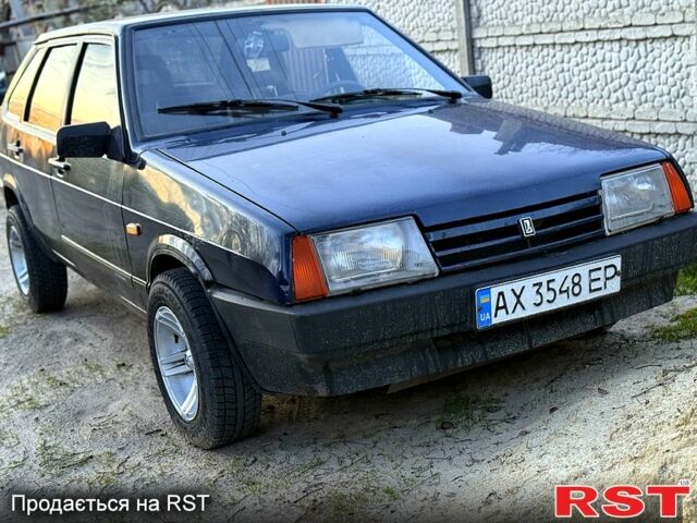 Синий ВАЗ 2109, объемом двигателя 1.3 л и пробегом 120 тыс. км за 1300 $, фото 1 на Automoto.ua