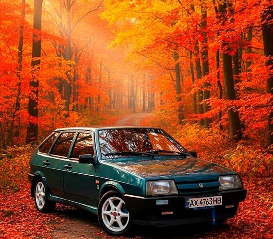 Синий ВАЗ 2109, объемом двигателя 1.6 л и пробегом 200 тыс. км за 1100 $, фото 1 на Automoto.ua