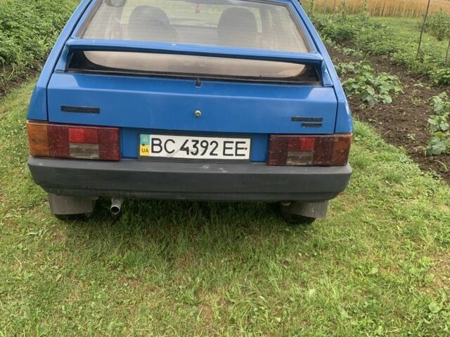 Синий ВАЗ 2109, объемом двигателя 1.3 л и пробегом 75 тыс. км за 800 $, фото 1 на Automoto.ua