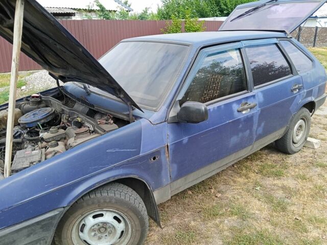 Синий ВАЗ 2109, объемом двигателя 1.5 л и пробегом 490 тыс. км за 358 $, фото 1 на Automoto.ua