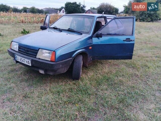 Синий ВАЗ 2109, объемом двигателя 1.5 л и пробегом 29 тыс. км за 1300 $, фото 1 на Automoto.ua