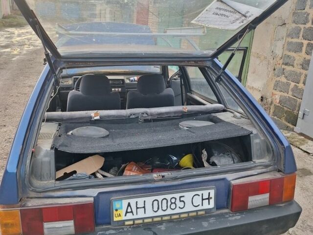 Синий ВАЗ 2109, объемом двигателя 1.5 л и пробегом 90 тыс. км за 674 $, фото 1 на Automoto.ua