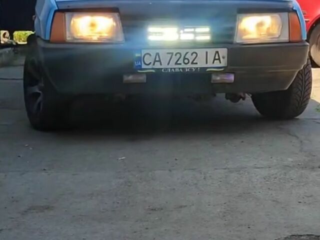 Синий ВАЗ 2109, объемом двигателя 1.5 л и пробегом 210 тыс. км за 466 $, фото 1 на Automoto.ua