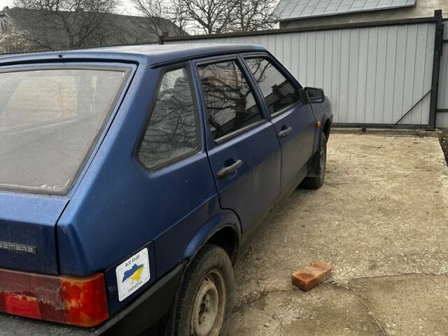 Синий ВАЗ 2109, объемом двигателя 1.5 л и пробегом 96 тыс. км за 350 $, фото 1 на Automoto.ua