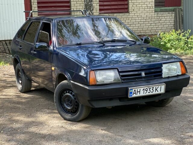 Синий ВАЗ 2109, объемом двигателя 1.5 л и пробегом 54 тыс. км за 892 $, фото 1 на Automoto.ua
