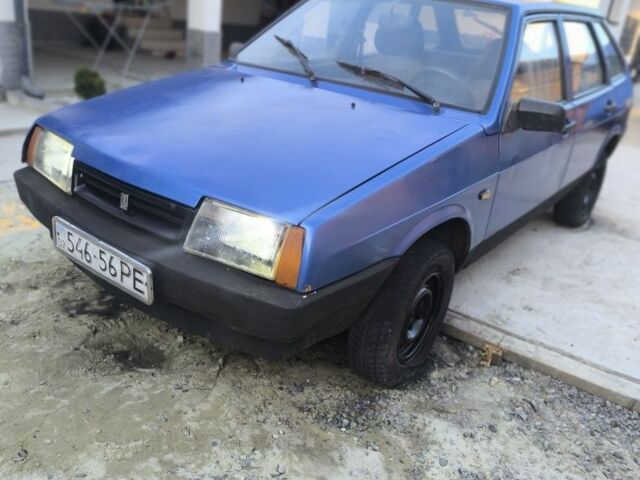 Синий ВАЗ 2109, объемом двигателя 1 л и пробегом 1000 тыс. км за 450 $, фото 1 на Automoto.ua