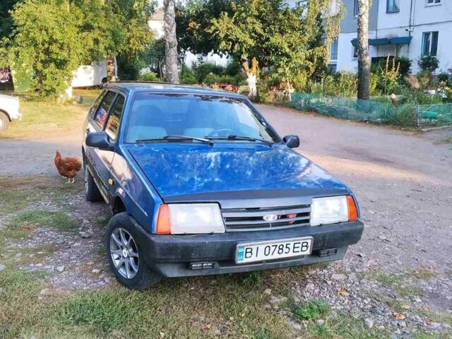 Синий ВАЗ 2109, объемом двигателя 1.5 л и пробегом 111 тыс. км за 1008 $, фото 1 на Automoto.ua