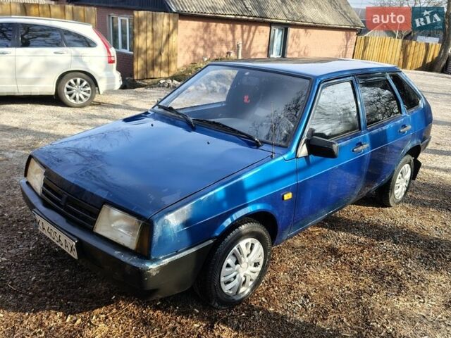 Синий ВАЗ 2109, объемом двигателя 1.5 л и пробегом 200 тыс. км за 950 $, фото 1 на Automoto.ua