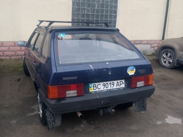 Синій ВАЗ 2109, об'ємом двигуна 1.5 л та пробігом 56 тис. км за 1000 $, фото 1 на Automoto.ua