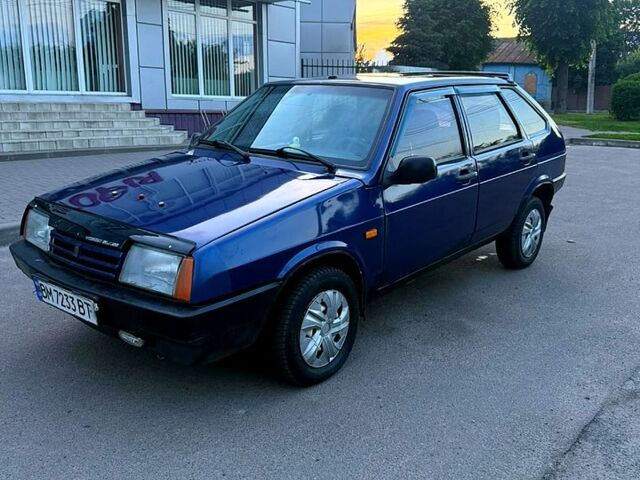 Синий ВАЗ 2109, объемом двигателя 1.5 л и пробегом 200 тыс. км за 1000 $, фото 1 на Automoto.ua
