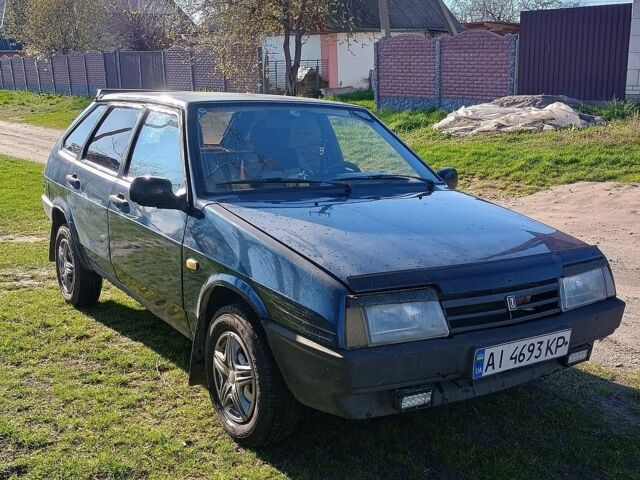 Синий ВАЗ 2109, объемом двигателя 1.5 л и пробегом 100 тыс. км за 802 $, фото 1 на Automoto.ua