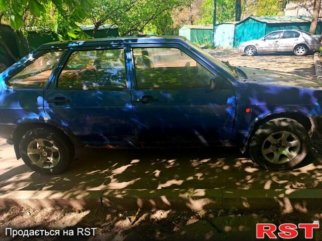 Синий ВАЗ 2109, объемом двигателя 1.5 л и пробегом 230 тыс. км за 600 $, фото 1 на Automoto.ua
