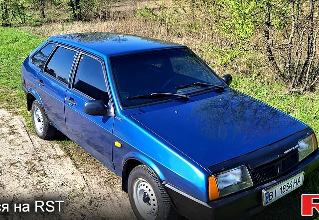 Синий ВАЗ 2109, объемом двигателя 1.3 л и пробегом 210 тыс. км за 1500 $, фото 1 на Automoto.ua