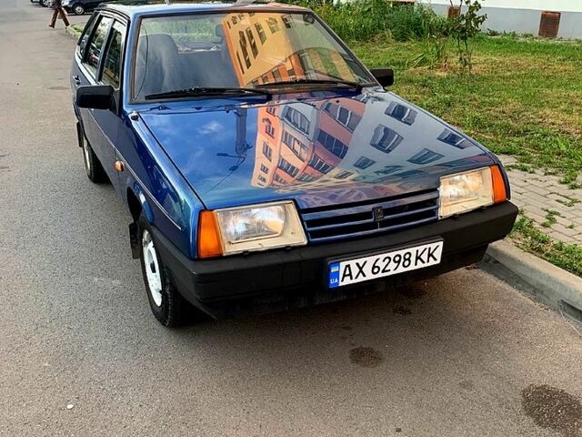 Синий ВАЗ 2109, объемом двигателя 1.5 л и пробегом 95 тыс. км за 1250 $, фото 1 на Automoto.ua