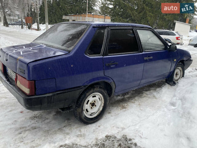 Синий ВАЗ 2109, объемом двигателя 1.5 л и пробегом 250 тыс. км за 400 $, фото 1 на Automoto.ua