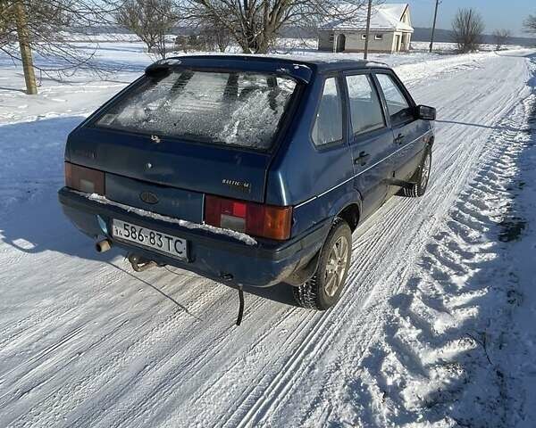 Синий ВАЗ 2109, объемом двигателя 1.5 л и пробегом 300 тыс. км за 800 $, фото 1 на Automoto.ua